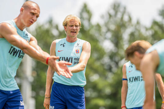 Morten Thorsby of the Norwegian national football team at a