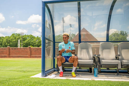 Antonio Nusa of the Norwegian national football team at a