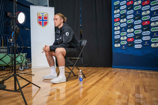 Thelo Aasgaard of the Norwegian national football team at a