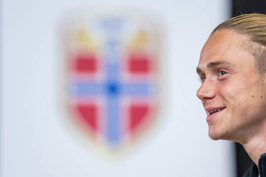Thelo Aasgaard of the Norwegian national football team at a
