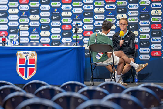 Thelo Aasgaard of the Norwegian national football team at a