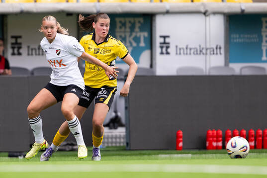 Enskedes Amanda Hildingsson och Elfsborgs Märta Rhodin