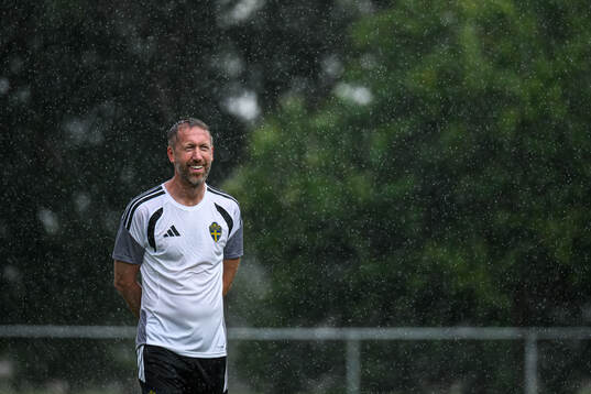 Head coach Graham Potter of the Swedish national football
