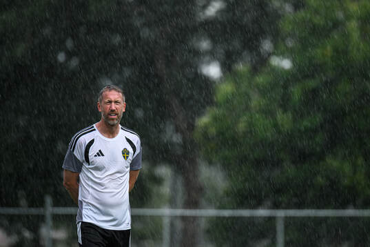 Head coach Graham Potter of the Swedish national football