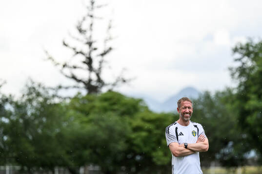 Head coach Graham Potter of the Swedish national football