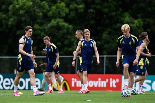 Elliot Stroud, Daniel Svensson and Lucas Bergvall of the