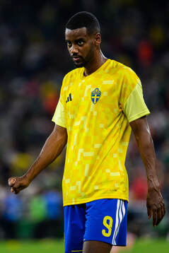 Alexander Isak of Sweden
