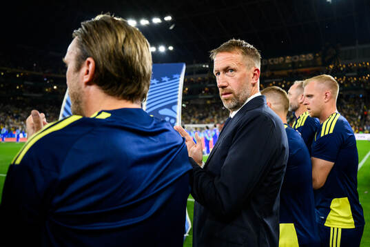 Head coach Graham Potter of Sweden