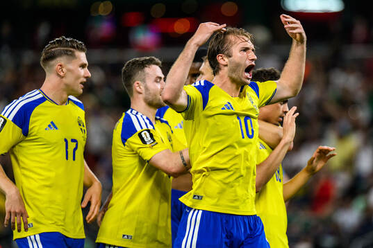 Viktor Gyökeres, Gabriel Gudmundsson, Benjamin Nygren and