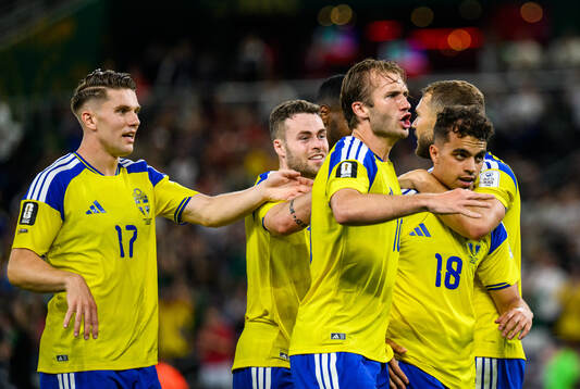Viktor Gyökeres, Gabriel Gudmundsson, Benjamin Nygren,