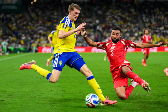 Alexander Bernhardsson of Sweden and Ali Abdi of Tunisia