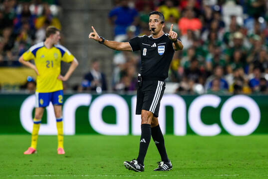 Referee Yael Falcon Perez