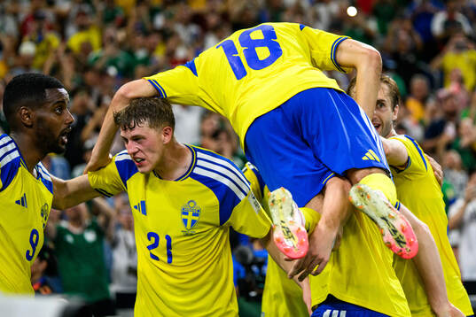 Alexander Isak, Alexander Bernhardsson, Yasin Ayari and