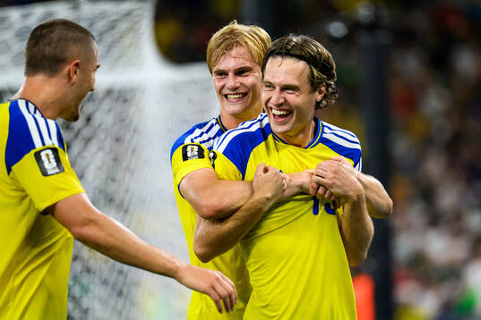 Gustaf Lagerbielke, Lucas Bergvall and Mattias Svanberg of
