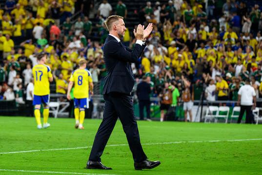 Head coach Graham Potter of Sweden