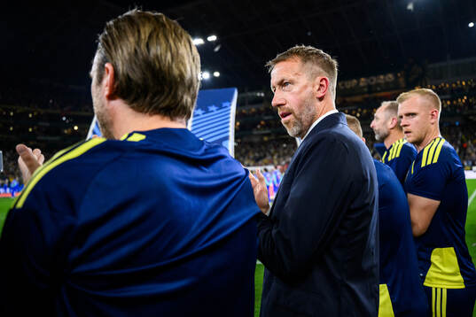 Head coach Graham Potter of Sweden