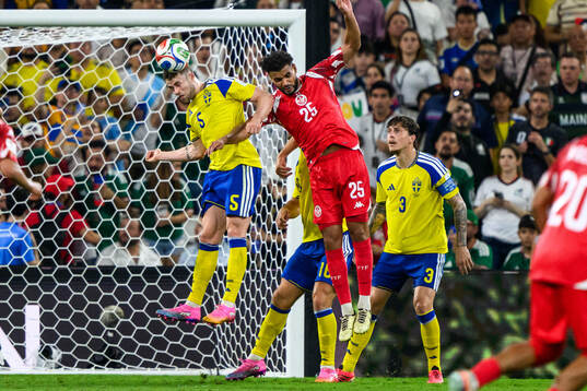 Gabriel Gudmundsson of Sweden and Anis Slimane of Tunisia