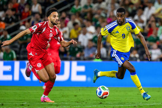 Alexander Isak of Sweden