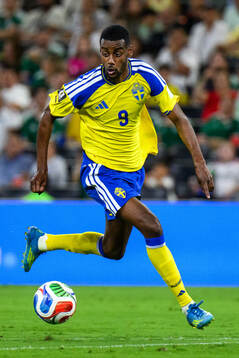 Alexander Isak of Sweden