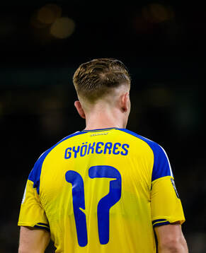 Viktor Gyökeres of Sweden