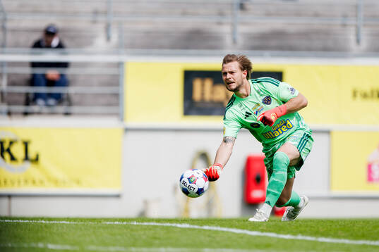 Falkenbergs målvakt Anton Andersson