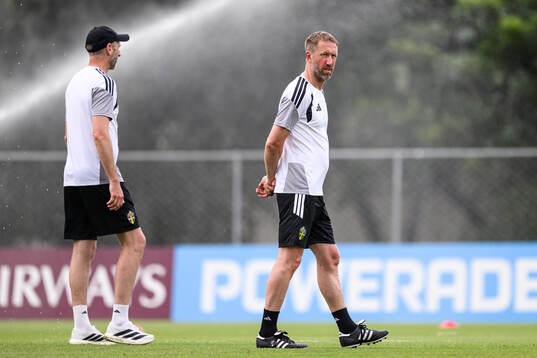 Head coach Graham Potter of the Swedish national football