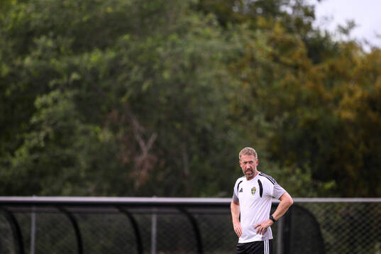 Head coach Graham Potter of the Swedish national football