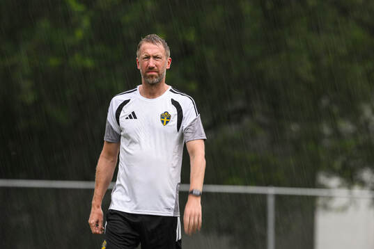 Head coach Graham Potter of the Swedish national football