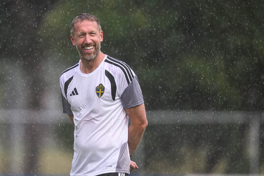 Head coach Graham Potter of the Swedish national football