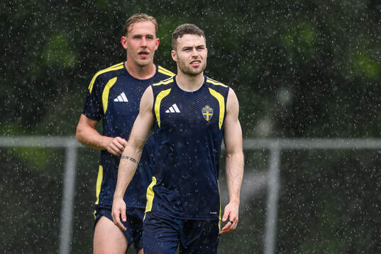 Gabriel Gudmundsson of the Swedish national football team