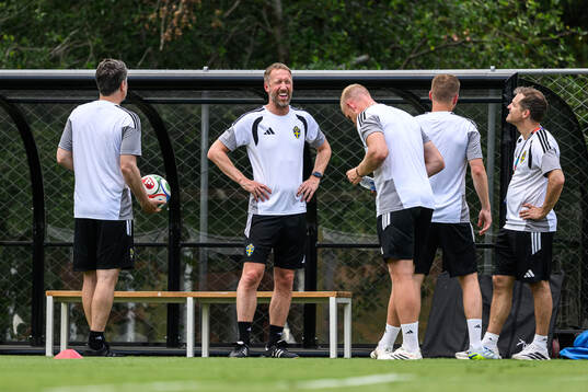 Head coach Graham Potter of the Swedish national football