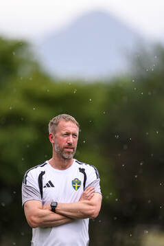 Head coach Graham Potter of the Swedish national football