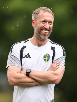 Head coach Graham Potter of the Swedish national football