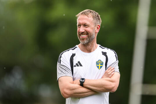 Head coach Graham Potter of the Swedish national football