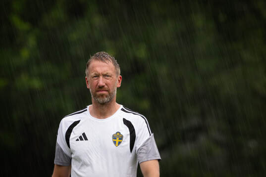 Head coach Graham Potter of the Swedish national football