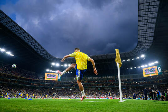 Heavy clouds of Estadio Monterrey