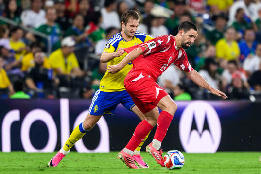 Benjamin Nygren of Sweden and Rani Khedira of Tunisia