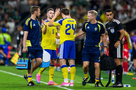 Gabriel Gudmundsson and Elliot Stroud of Sweden