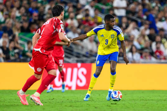Alexander Isak of Sweden