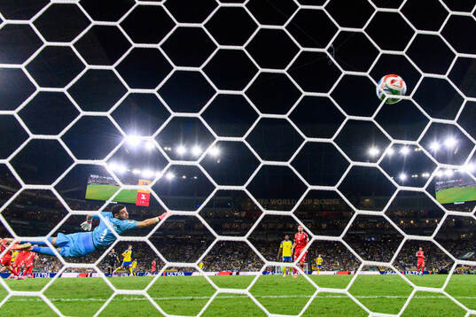 Yasin Ayari of Sweden scores 5-1