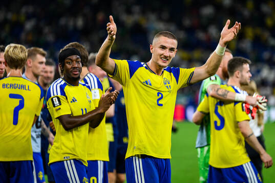 Gustaf Lagerbielke of Sweden celebrates