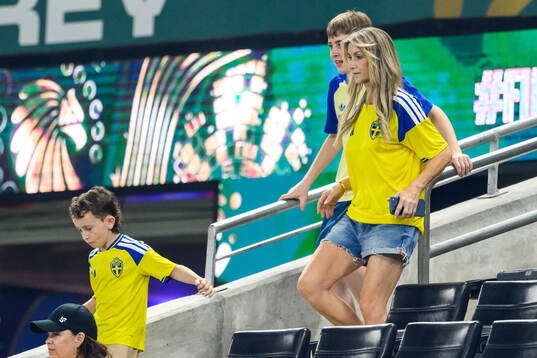 Rachel Potter, wife of Head coach Graham Potter of Sweden