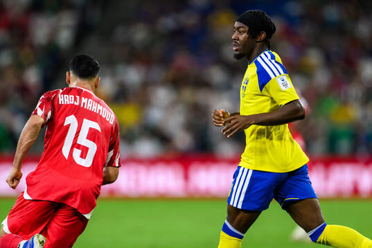 Anthony Elanga of Sweden