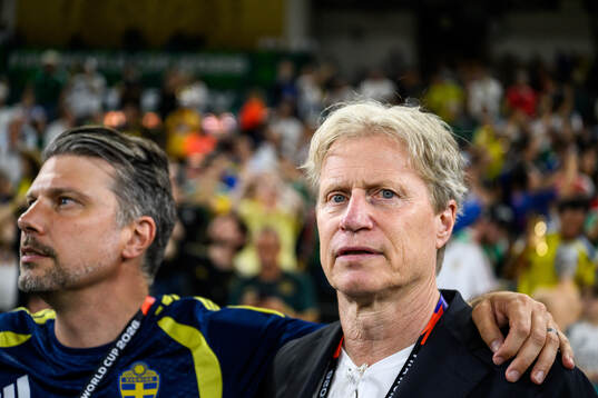 Team manager Stefan Pettersson of the Swedish national