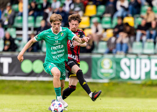 Ljungskiles David Frisk och Östersunds Daniel Miljanovic