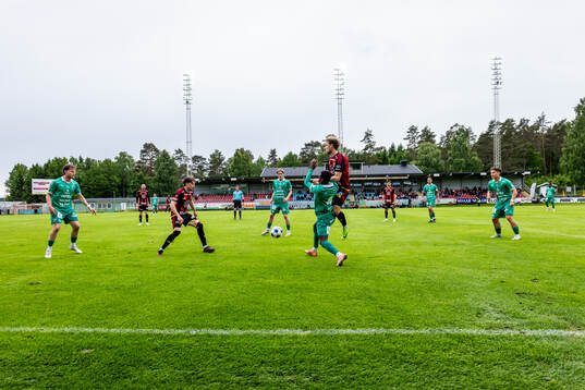 Vy över arenan