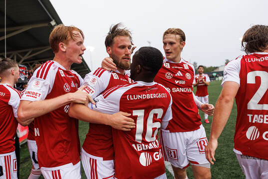 Sandvikens Kasper Harletun jublar