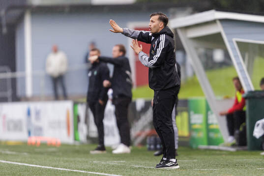 Sandvikens tränare Elias Gärdh