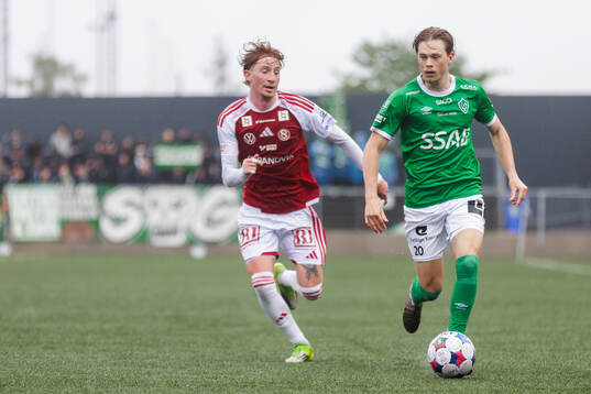 Sandvikens Alan Carleton och Brages Gustav Nordh