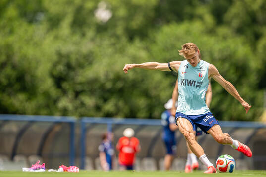 Martin Ødegaard of the Norwegian national football team at